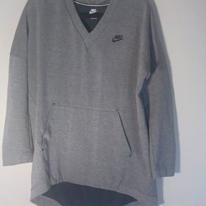 Men Nike  Gray pullover sweatshirt